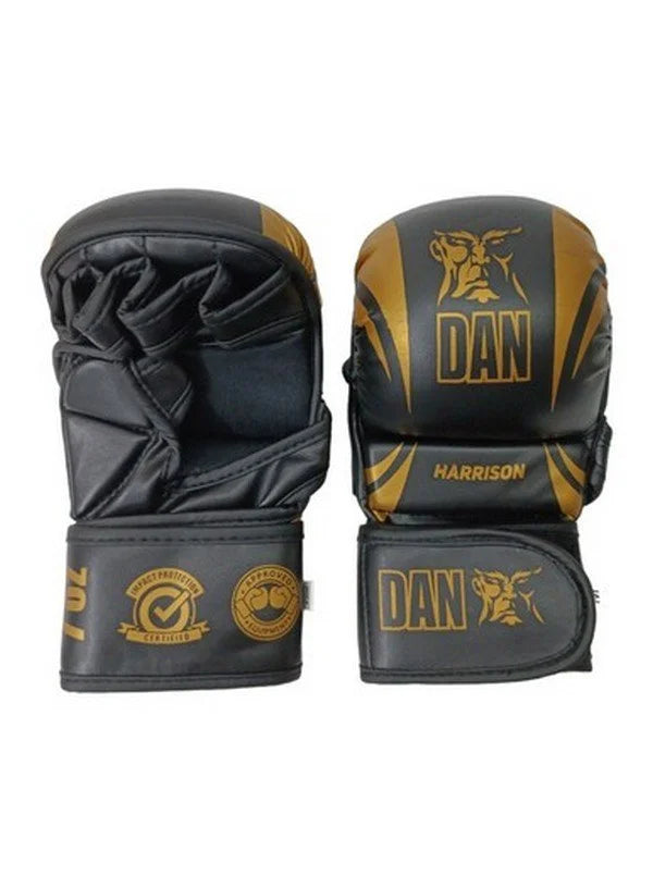 GUANTILLAS MMA DAN HARRISON NEGRA - DORADA
