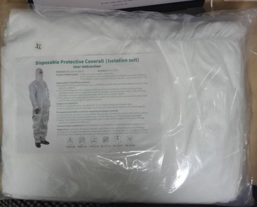 Buzo protección desechable