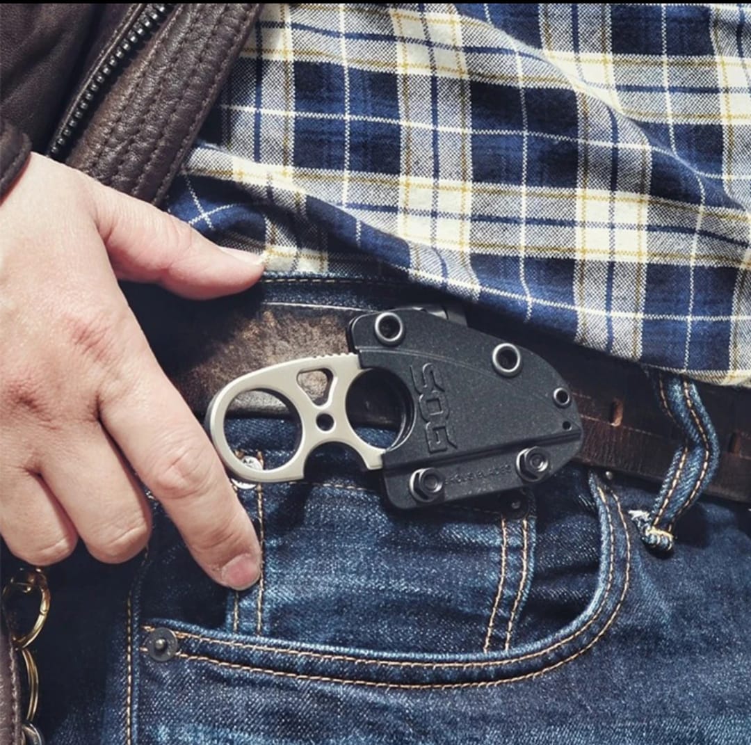 SOG cuchillo de hoja fija EDC