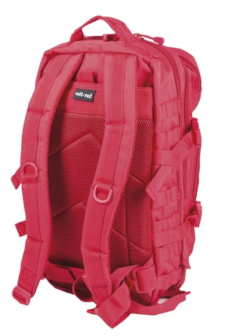 Mochila US Assault Pack rojo molle velcro