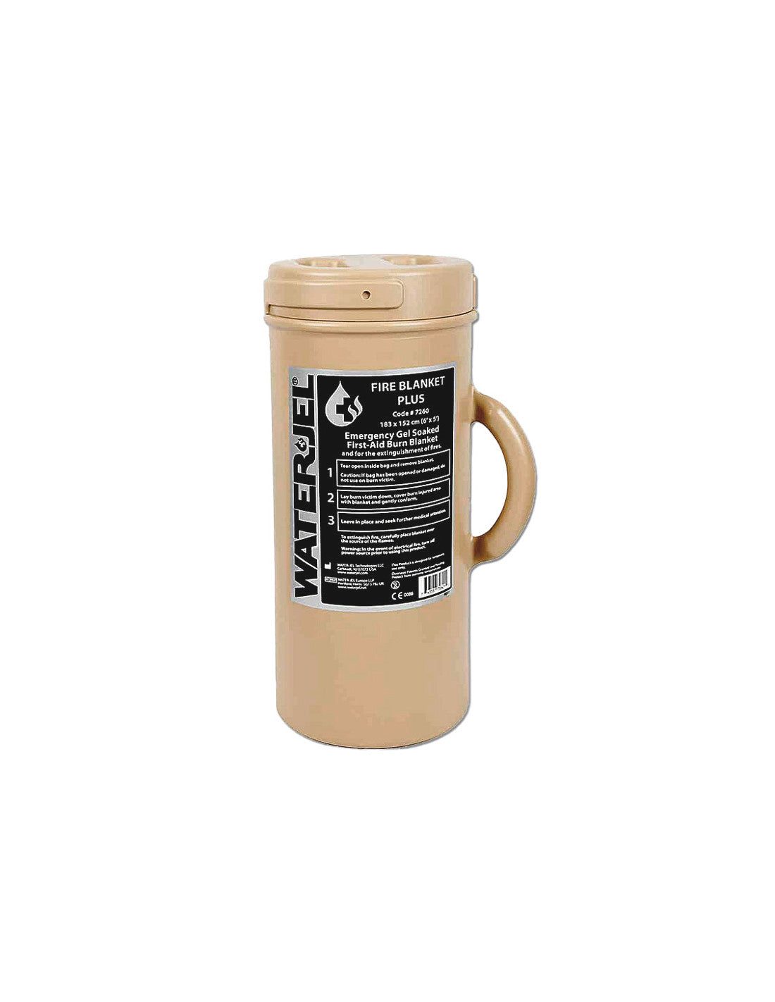 MANTA WATERJEL MILITARY DE 183 X 152 CM