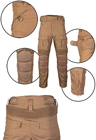 Miltec Quimera - Pantalones de combate Color Coyote